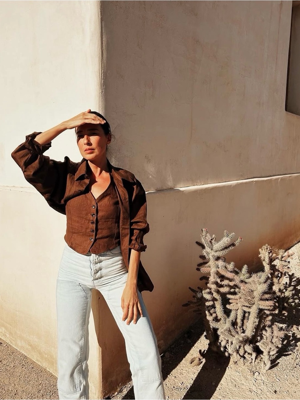 OZMA of California Vija Linen Shirt